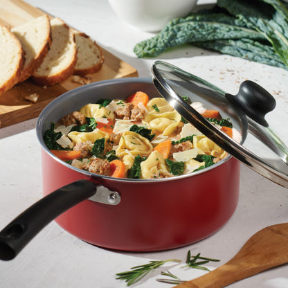 Tramontina 10-Piece Ceramic Nonstick Cookware Set - Steel Gray