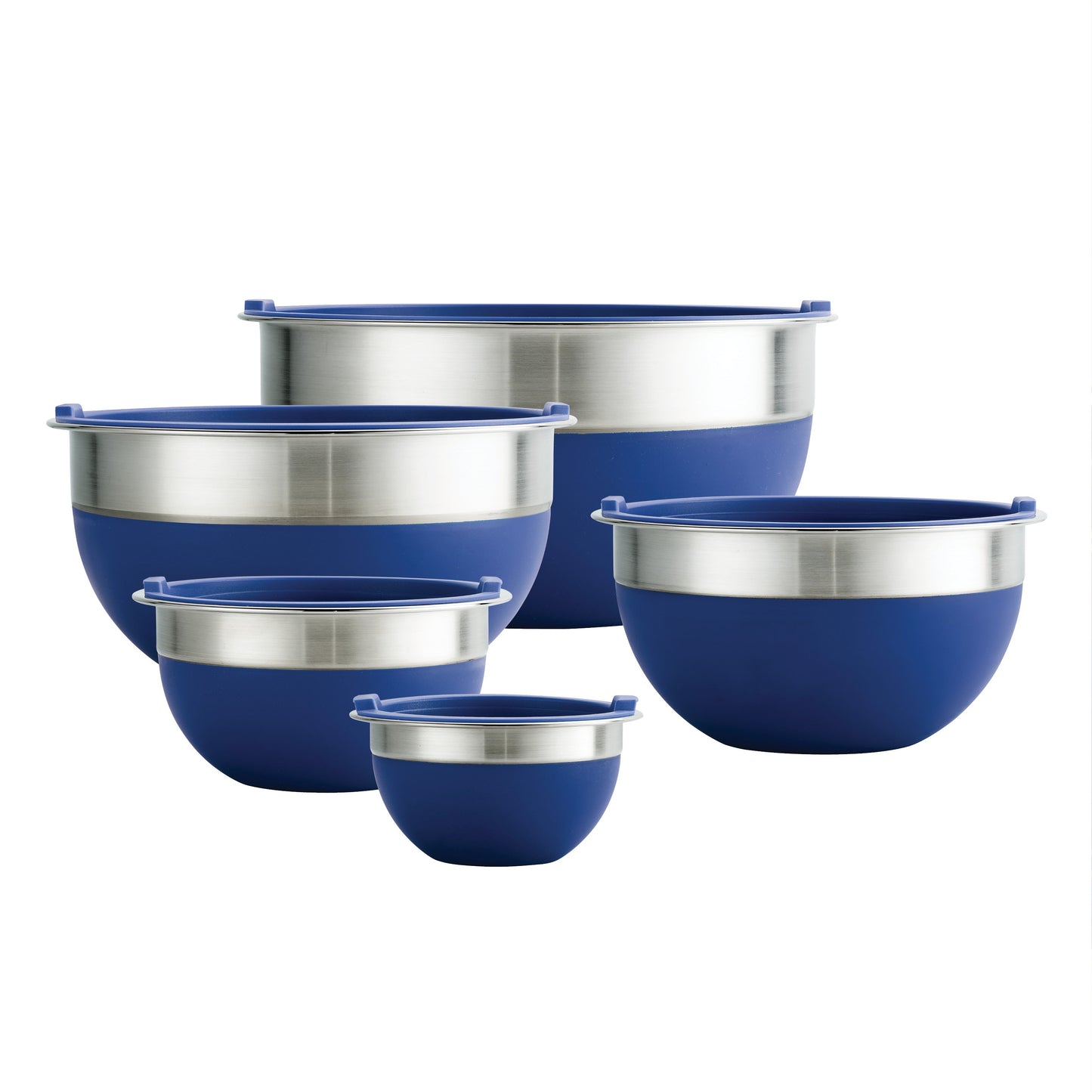 Tramontina 10-Piece Stainless Steel Mixing Bowl Set with Lids