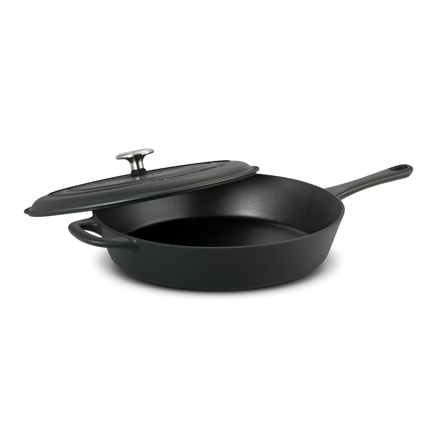 Tramontina 12.5-Inch Pre-Seasoned Cast Iron Covered Skillet