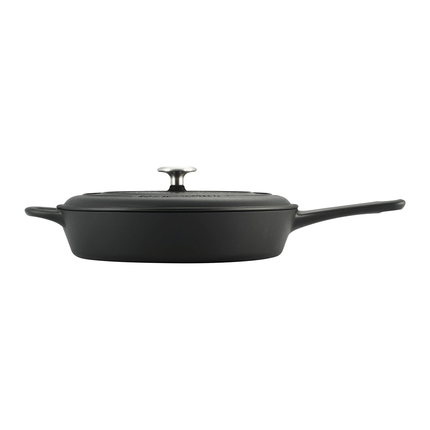 Tramontina 12.5-Inch Pre-Seasoned Cast Iron Covered Skillet