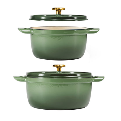 Tramontina 4-Quart & 6-Quart Enameled Cast Iron Dutch Oven Set