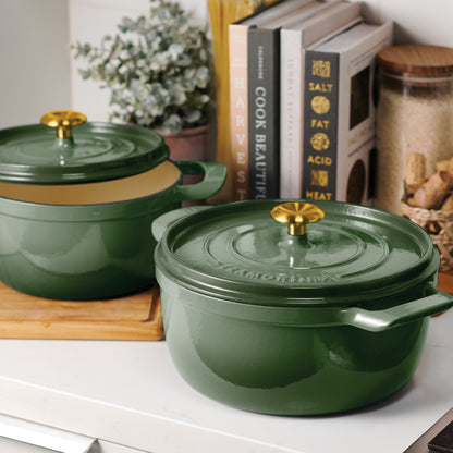 Tramontina 4-Quart & 6-Quart Enameled Cast Iron Dutch Oven Set