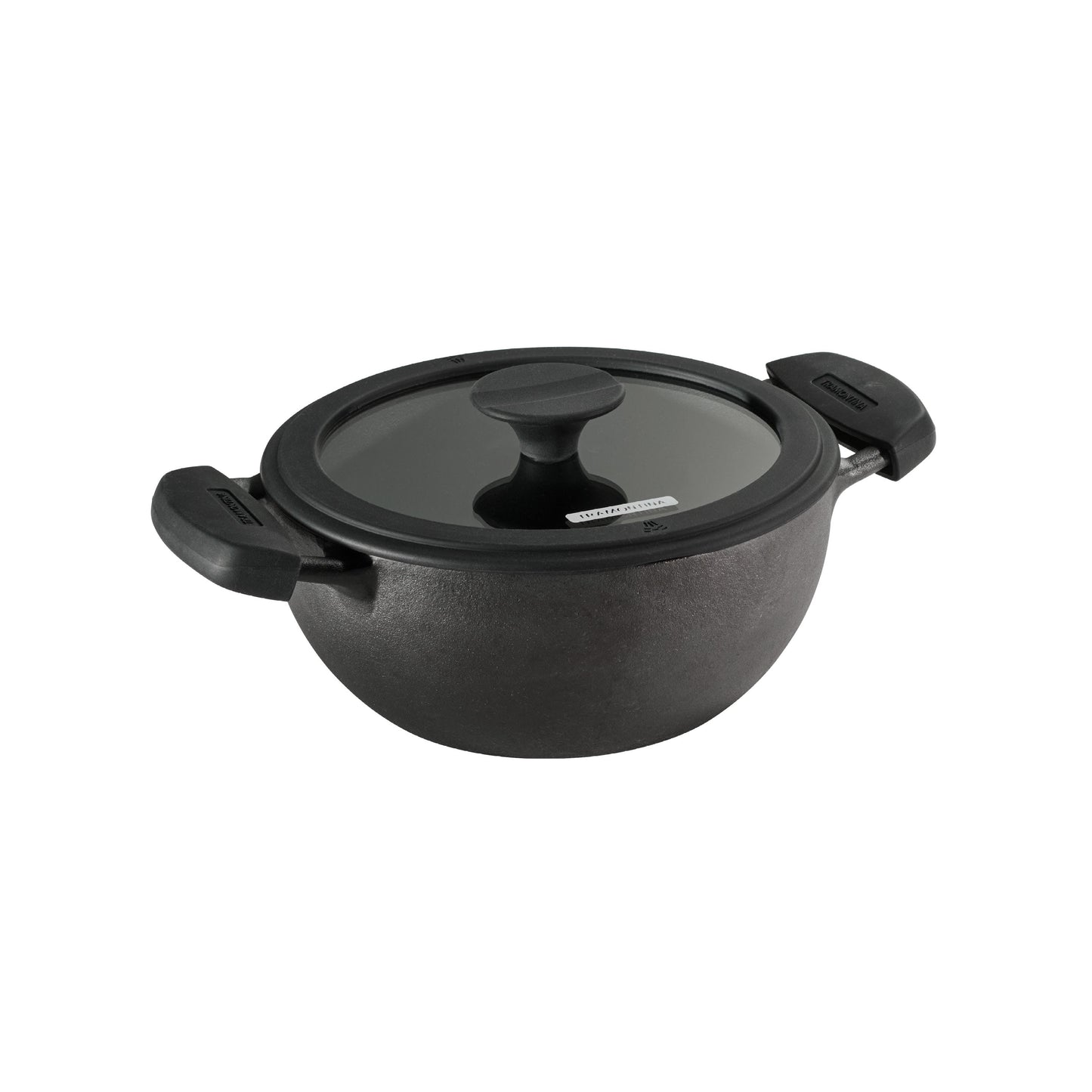 Tramontina Utsava Pre-Seasoned Cast Iron Kadai with Lid