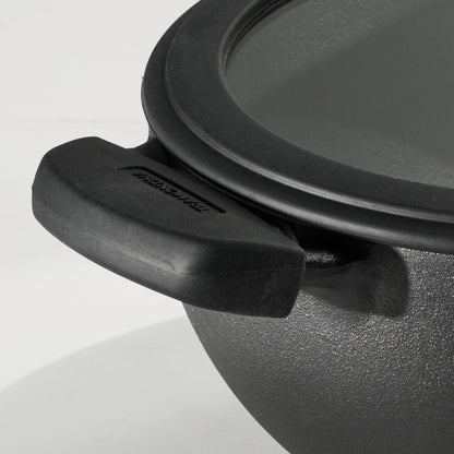 Tramontina Utsava Pre-Seasoned Cast Iron Kadai with Lid