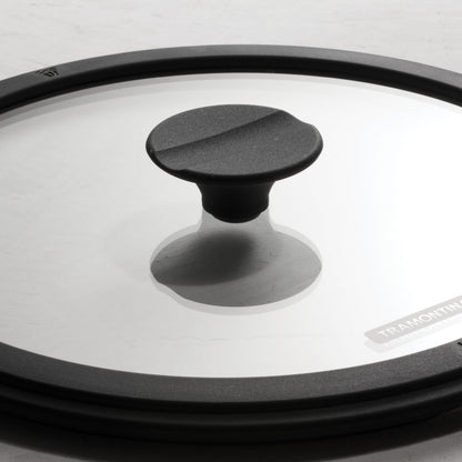 Tramontina Utsava Pre-Seasoned Cast Iron Kadai with Lid